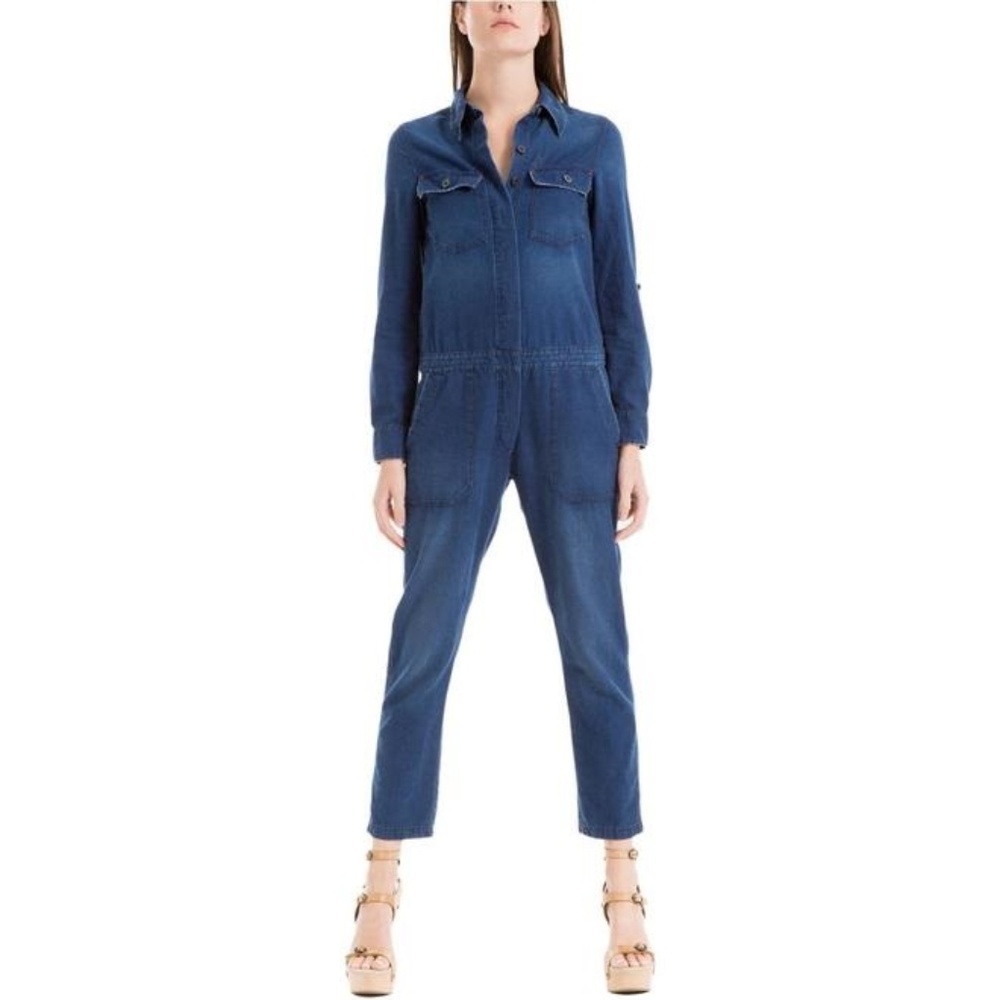Max Studio London Jean JumpSuit Size XS